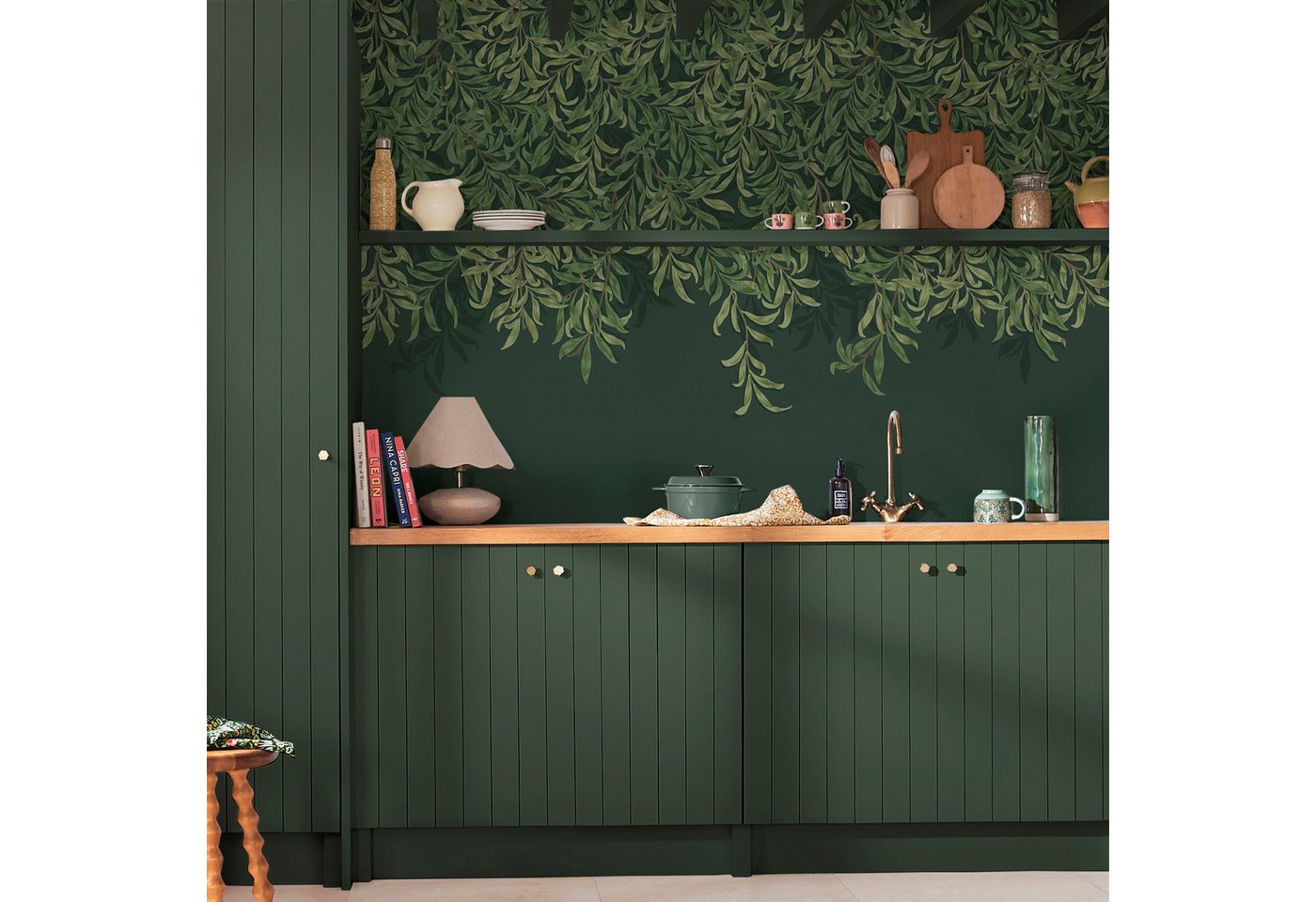 WILLIAM MORRIS AT HOME Vliestapete Willow Bough Deep, glatt, Retro, (1 St), 10mx52cm (ca. 5m2) von WILLIAM MORRIS AT HOME