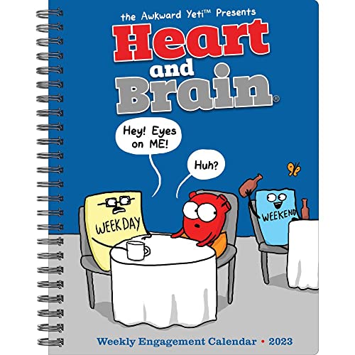 Heart & Brain by the Awkward Yeti 2023 Engagement Calendar von WILLOW CREEK