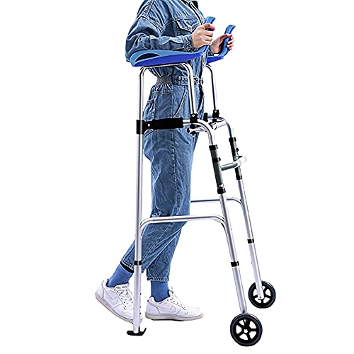 Leichtgewichtrollator Gehhilfe Für Senioren Gelände Rollator Rollator Gehhilfe Senioren Laufhilfe Stehender Walker Mit Armstütze Leichtgewicht Faltbarer Rollator Faltbar Und Leicht von WILLQ