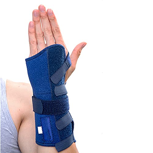 Wrist Splint Brace Karpaltunnel Handgelenkstütze Nachtstütze Sehnenentzündung Schmerz Verstauchungen Symptome Karpaltunnelsyndroms Arthritis-Behandlung Einstellbare Stützschiene,A,XL von WILLQ