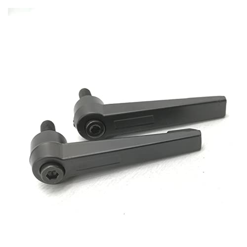 WILLWA 1 STÜCK M5 M6 M8 M10 Spanngriff Schraube Spannhebel Maschinen L Form Verstellbarer Griff Verriegelung Außengewinde (Größe : M8X60) von WILLWA