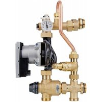 Wilo - Fußboden Festwertregelset mit Pumpe oder Grundfos Pumpengruppe Heizung 686 mix 'Grundfos UMP3' von WILO