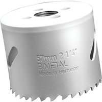 Bi-Metall Lochsäge 54mm, 38mm Nutzlänge, 4/6 ZpZ, niverseller Einsatz in Stahl- und Grauguss, rostfreiem Stahl, Buntmetall, pvc, Acrylglas, Holz, von WILPU