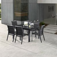 Gartenmöbel Set Modulo t 6 / 10 + f 6 Full Glas Schwarz Wilsa Garden Gartenmöbel Set Modulo t 6 / 10 + f 6 Full Glas Schwarz Wilsa Garden von WILSA GARDEN