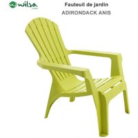 Wilsa Garden - Sessel Adirondack Polypropylenharz Anis - 1 Sessel Adirondack von WILSA GARDEN