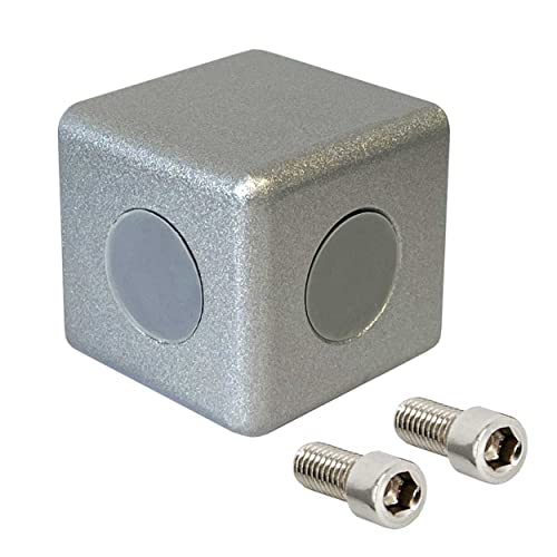 10x Würfelverbinder 2D 4040 Nut 8 Eckverbinder 2-Weg Aluminium Profil Verbinder mit Schrauben Aluprofil-Zubehör von WILTAnet