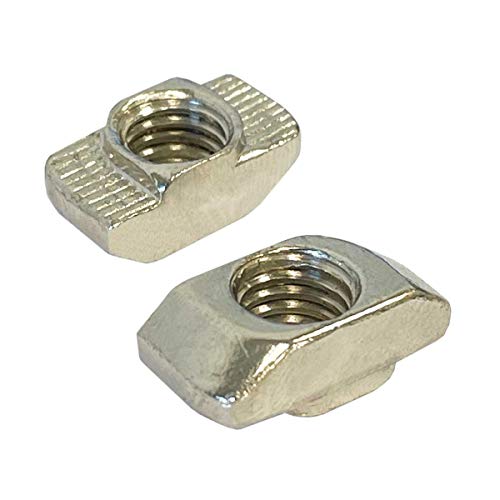 50x Hammermutter Nut 10 M8 Hammerkopfmutter T-Nut-Mutter mit Steg, Aluprofil Zubehör 50x Hammermutter Nut 10 M8 Hammerkopfmutter T-Nut-Mutter mit Steg, Aluprofil Zubehör von WILTAnet