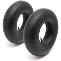 2x Luftschlauch Aufsitzmäher 16x6.50-8 Reifenschlauch Ventil gerade Rasentraktor - Wiltec von WILTEC