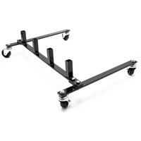 Aufbewahrung 4x pkw Rangierhilfe rollbar Rangierheber Rack von WILTEC
