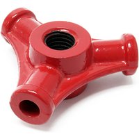 Ersatzteil für Obstpresse 18 l / 30 l – 110 mm – Dreiecksmutter – für Saftpresse, Maischepresse, Weinpresse Zubehör - Wiltec von WILTEC