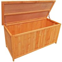 Gartenbox aus Holz 127 x 55 x 60 cm Aufbewharungsbox mit Deckel Gartenschrank für Geräte Spielzeug Kissenbox Auflagenbox Fichtenholz - Wiltec Gartenbox aus Holz 127 x 55 x 60 cm Aufbewharungsbox mit Deckel Gartenschrank für Geräte Spielzeug Kissenbox Auflagenbox Fichtenholz - Wiltec von WILTEC