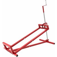 Hebevorrichtung für Aufsitzmäher Rasentraktor – bis max 400 kg – 1140 x 495 x 1030 mm – aus Stahl – Lifter als Reinigungshilfe - Wiltec Hebevorrichtung für Aufsitzmäher Rasentraktor – bis max 400 kg – 1140 x 495 x 1030 mm – aus Stahl – Lifter als Reinigungshilfe - Wiltec von WILTEC