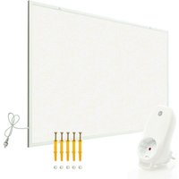 Infrarotheizung 520 Watt inkl. WLAN-Thermostat, energieeffizienter Heizkörper mit wlan Steuerung, Wandmontage Elektroheizung, Heizpaneel IR-Heizung von WILTEC