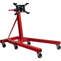 Motorständer bis zu 900kg aus lackiertem Stahl mit Rollen Motorheber, Getriebeheber, Getriebehalter - Wiltec von WILTEC