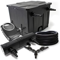 SunSun Komplettset: CBF-350 Teichfilter bis 12000 L Teichfilteranlage als Durchlauffilter, CTF-8000 Teichpumpe 8000l/h 70W, CUV-236 Teichklärer UVC SunSun Komplettset: CBF-350 Teichfilter bis 12000 L Teichfilteranlage als Durchlauffilter, CTF-8000 Teichpumpe 8000l/h 70W, CUV-236 Teichklärer UVC von WILTEC