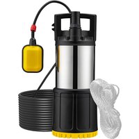 Wiltec - Tauchpumpe mit Schwimmerschalter 1000 w, Tiefbrunnenpumpe bis 7 m Tiefe, Brunnenpumpe 30 m Förderhöhe, Wasserpumpe für Klarwasser Wiltec - Tauchpumpe mit Schwimmerschalter 1000 w, Tiefbrunnenpumpe bis 7 m Tiefe, Brunnenpumpe 30 m Förderhöhe, Wasserpumpe für Klarwasser von WILTEC