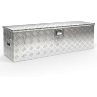 Werkzeugbox Aluminium Alu-Box Transportkiste Staukasten Werkzeugkasten Kiste - silbergrau von XPOTOOL
