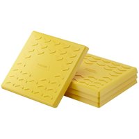 Wiltec - 4x Stützplatten 218 x 218 x 10 mm bis 1000 kg, Ausgleichs- und Unterlegplatten Set aus hdpe, Abstützplatten für Wohnmobil, Wagenheber und von WILTEC