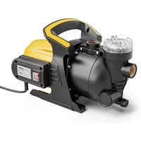 Wiltec Gartenpumpe 1200 W mit Kunststoff-Pumpengehäuse 3800 l/h, Wasserpumpe mit Vorfilter, Bewässerungspumpe mit Tragegriff für Gartenteich, Wiltec Gartenpumpe 1200 W mit Kunststoff-Pumpengehäuse 3800 l/h, Wasserpumpe mit Vorfilter, Bewässerungspumpe mit Tragegriff für Gartenteich, von WILTEC