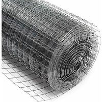 Wiltec - Maschendrahtzaun 50 cm x 5 m, 1,2 mm stark 25 x 25 mm Maschengröße, Volierendraht 4-Eck aus Stahl verzinkt, Drahtgitter, Vogeldraht von WILTEC