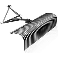 Wiltec Rasentraktor Heuharke mit 152 cm Arbeitsbreite, Heurechen mit 32 Harkenzinken, Rechen mit 3-Punkt-Aufstecksystem mit 360° Drehung Wiltec Rasentraktor Heuharke mit 152 cm Arbeitsbreite, Heurechen mit 32 Harkenzinken, Rechen mit 3-Punkt-Aufstecksystem mit 360° Drehung von WILTEC