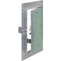 Wiltec Revisionsklappe 40 x 60 cm Revisionstür mit Aluminiumrahmen, Revisionsöffnung mit 12,5 mm Gipskartoneinlage, Revi Klappe für Trockenbau von WILTEC