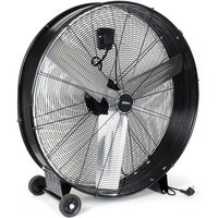 Wiltec - Trommelventilator 90 cm 360 w Bodenventilator mit Kabel und Räder, 3 Geschwindigkeitsstufen, Windmaschine von WILTEC