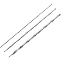 Sds Bohrer Set 3 teilig, 1000 mm Länge, 870 mm Bohrtiefe, ø 12/16/24 mm, Hammerbohrer Durchbruchbohrer aus Stahl für Wände, Beton, Stein - Wiltec Sds Bohrer Set 3 teilig, 1000 mm Länge, 870 mm Bohrtiefe, ø 12/16/24 mm, Hammerbohrer Durchbruchbohrer aus Stahl für Wände, Beton, Stein - Wiltec von WILTEC