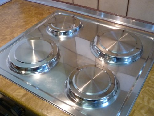 HERDABDECKPLATTEN 4 teilig aus EDELSTAHL ROSTFREI HERDABDECKPLATTEN 4 teilig aus EDELSTAHL ROSTFREI von WIM-SHOP