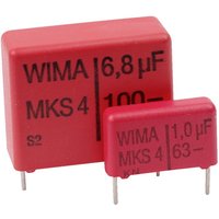 Wima 1 St. MKT-Folienkondensator radial bedrahtet 100 V/DC, 63 V/AC 10 % (L x B x H) 10.0 x 2.5 von WIMA