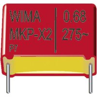 Wima MKP 10 0,068uF 10% 250V RM10 MKP-Folienkondensator radial bedrahtet 0.068 µF 250 V/DC 10% 10mm von WIMA