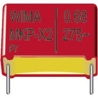 Wima MKP 2 0,1uF 10% 250V RM5 MKP-Folienkondensator radial bedrahtet 0.1 µF 250 V/DC 10% 5mm (L x B von WIMA