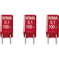 Wima MKS 2 0,22uF 10% 250V RM5 1 St. MKS-Folienkondensator radial bedrahtet 0.22 µF 250 V/DC 10 % 5 von WIMA