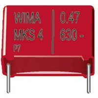 Wima MKS 2 0,22uF 5% 63V RM5 MKS-Folienkondensator radial bedrahtet 0.22 µF 63 V/DC 5% 5mm (L x B x von WIMA