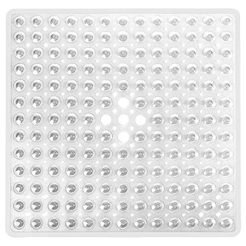 WIMAHA Quadrat Duschmatten,53×53cm rutschfest Badewannenmatten Anti Schimmel Badematten mit Saugnapf, Sicherheits badezimmermatte,maschinenwaschbar Badewannenmatte von WIMAHA