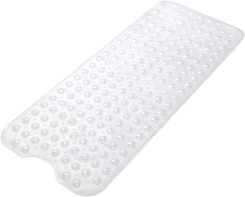 Wimaha Badewannenmatte rutschfest, Extra Lange Antirutschmatte Badewanne, Duschmatte rutschfest BPA Frei, Schimmelresistent & Maschinenwaschbar Badematte,100 x 40cm,Transparent von WIMAHA