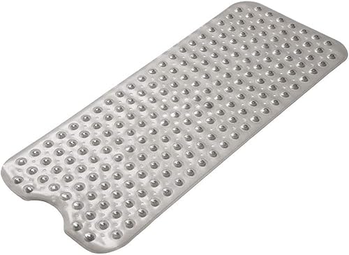 Wimaha Badewannenmatte rutschfest, Extra Lange Antirutschmatte Badewanne, Duschmatte rutschfest BPA Frei, Schimmelresistent & Maschinenwaschbar Badematte,100 x 40cm,Grau von WIMAHA