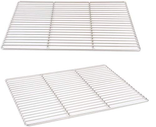 Grillrost 60 x 35 cm aus Edelstahl rostfrei und elektropoliert von WiMi
