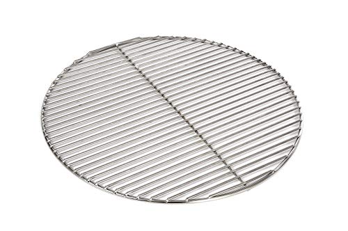 Grillrost Ø 54 cm aus Edelstahl rostfrei und elektropoliert 4mm / 10 mm Stababstand für Grill rund, Kugelgrill, Feuerschalen Grillschalen Rundgrill von WiMi