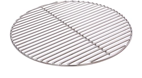 Massiver Grillrost Ø 54 cm aus Edelstahl rostfrei und elektropoliert 6 mm für Grill rund, Kugelgrill, Feuerschalen Grillschalen Rundgrill von WiMi