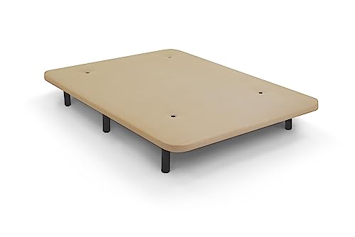 W WIN REST Gepolsterter 3D-Basis, stabile Struktur, 5 Querstangen + 6 Metallbeine 90 x 180 cm von WIN REST