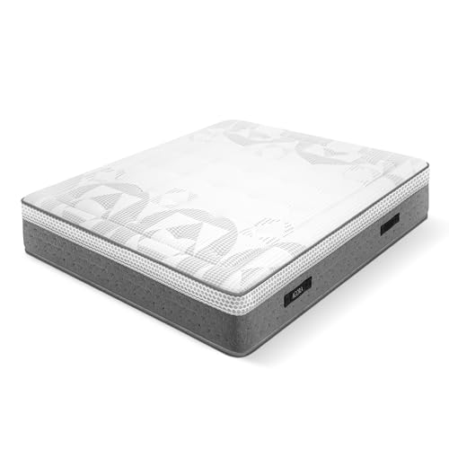 WIN REST Matratze, 90 x 190 cm, Visko-Gel, sehr atmungsaktiv, Modell Agora, Höhe 29 cm, Kern aus viskoelastischem Cloudfoam-Schaum, mittlere Festigkeit, Strech-Gewebe, hypoallergen, hergestellt in von WIN REST