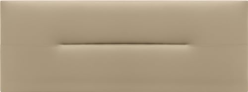 WIN REST River-Kopfteil, gepolstert, hochwertiger Bezug aus hochwertigem Kunstleder, attraktiv und elegant, gesteppt, für Betten mit 90 cm Breite von WIN REST