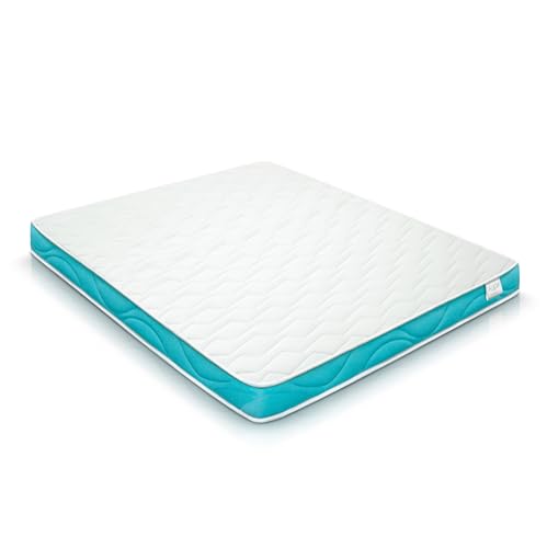 WIN REST Viskoelastische Matratze mit mittlerer Festigkeit, Höhe 13 cm, Schaumstoffkern mit hoher Dichte und hoher Haltbarkeit, Strechh-Gewebe 300 g, hypoallergene Faser, Super Soft (90 x 190 cm) von WIN REST