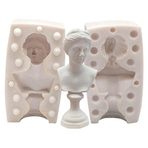 WINBST Kerze Mold DIY,David&Venus&Hermes Künstlers Kopf Gips Porträt Modell Hand Made 3D Statue Form Harz Silikon Form WINBST Kerze Mold DIY,David&Venus&Hermes Künstlers Kopf Gips Porträt Modell Hand Made 3D Statue Form Harz Silikon Form von WINBST