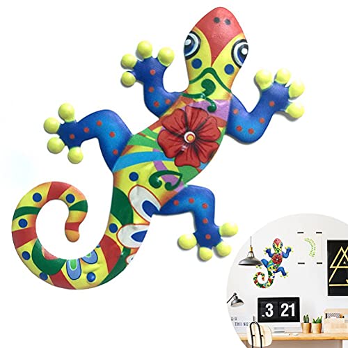 WINBST Metall Gecko Wanddekoration,Gecko Eidechse Salamander Hanging Dekorationen für Garten Terrasse Tisch Wand 25x17x0.8cm WINBST Metall Gecko Wanddekoration,Gecko Eidechse Salamander Hanging Dekorationen für Garten Terrasse Tisch Wand 25x17x0.8cm von WINBST