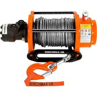 Hydraulik Winde 4536kg Winchmax Original Orange Winde. 25m 10mm Dyneema. von WINCHMAX