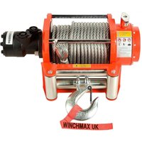 Hydraulik Winde 9072kg Winchmax Original Orange Winde. 25m x 14mm Stahl Seil. von WINCHMAX