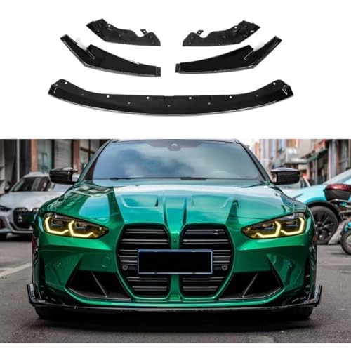 WINGOT Auto Frontspoiler Für M3 M4 G80 G82 CS 2020-2024, Kratzfester Diffusor Spoiler, langlebiger Diffusor für Frontstoßstange Spoiler von WINGOT