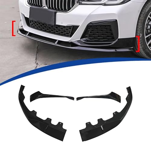 WINGOT Auto Frontspoiler Für New 5 Series G30 MP 2021-2023, Kratzfester Diffusor Spoiler, langlebiger Diffusor für Frontstoßstange Spoiler von WINGOT